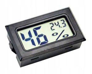 Termometr higrometr cyfrowy LCD + baterie gratis