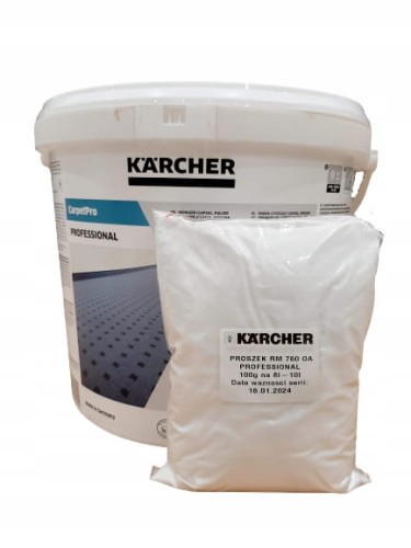 Proszek do dywanów tapicerki KARCHER RM 760 CLASSIC 0,8 KG Super jakość
